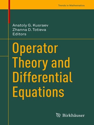 cover image of Operator Theory and Differential Equations